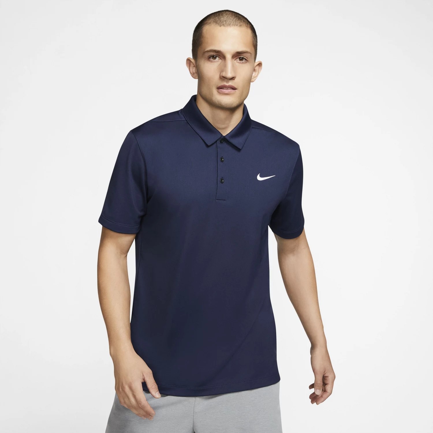 Nike Men's DriFIT Football Polo Shirt Academy