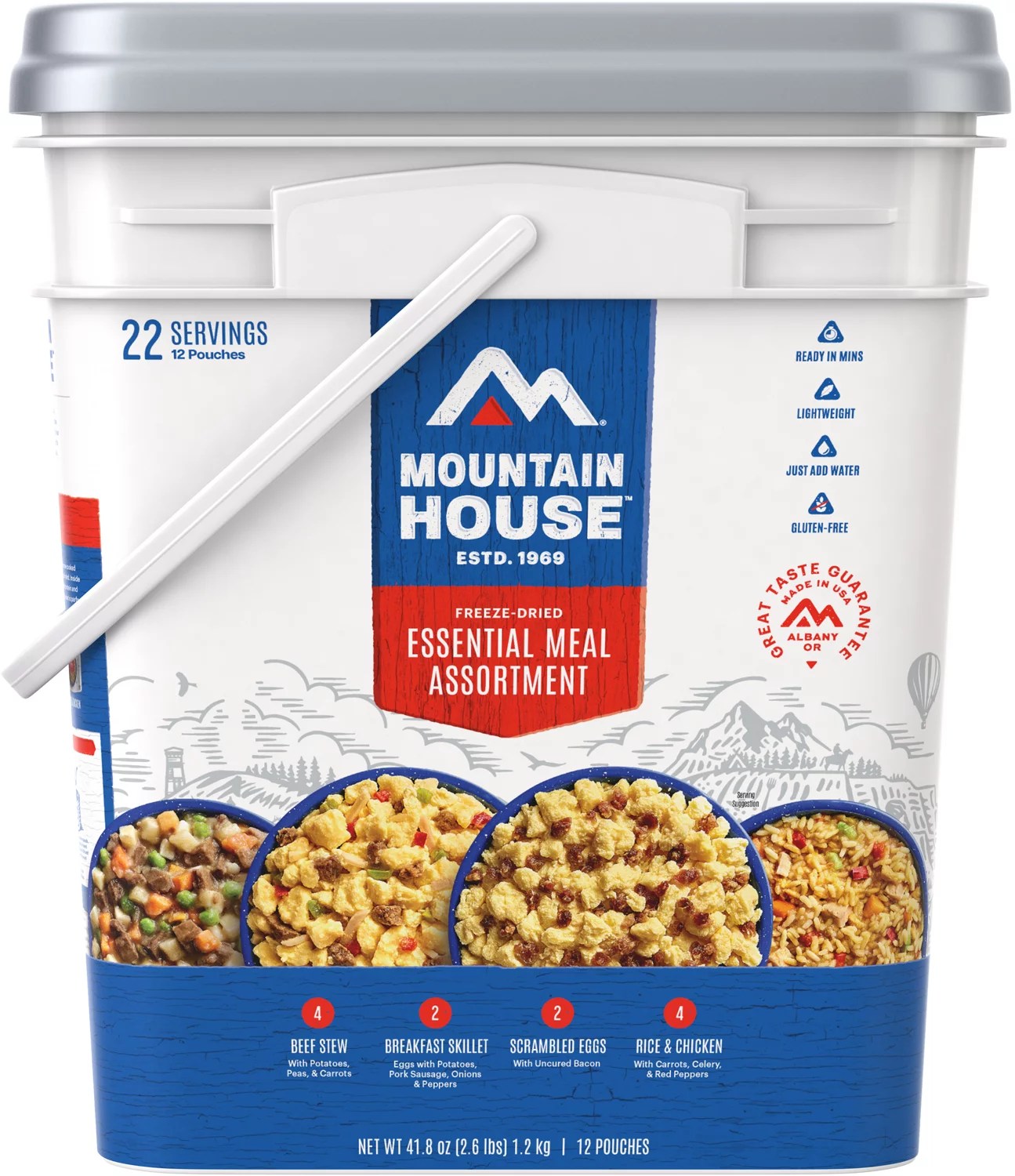 Mountain House Just In Case Essential Bucket Academy