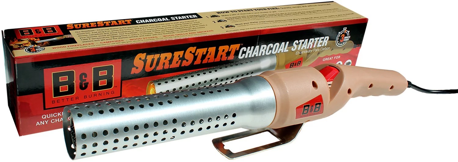 B&B SureStart Electric Charcoal Starter Academy