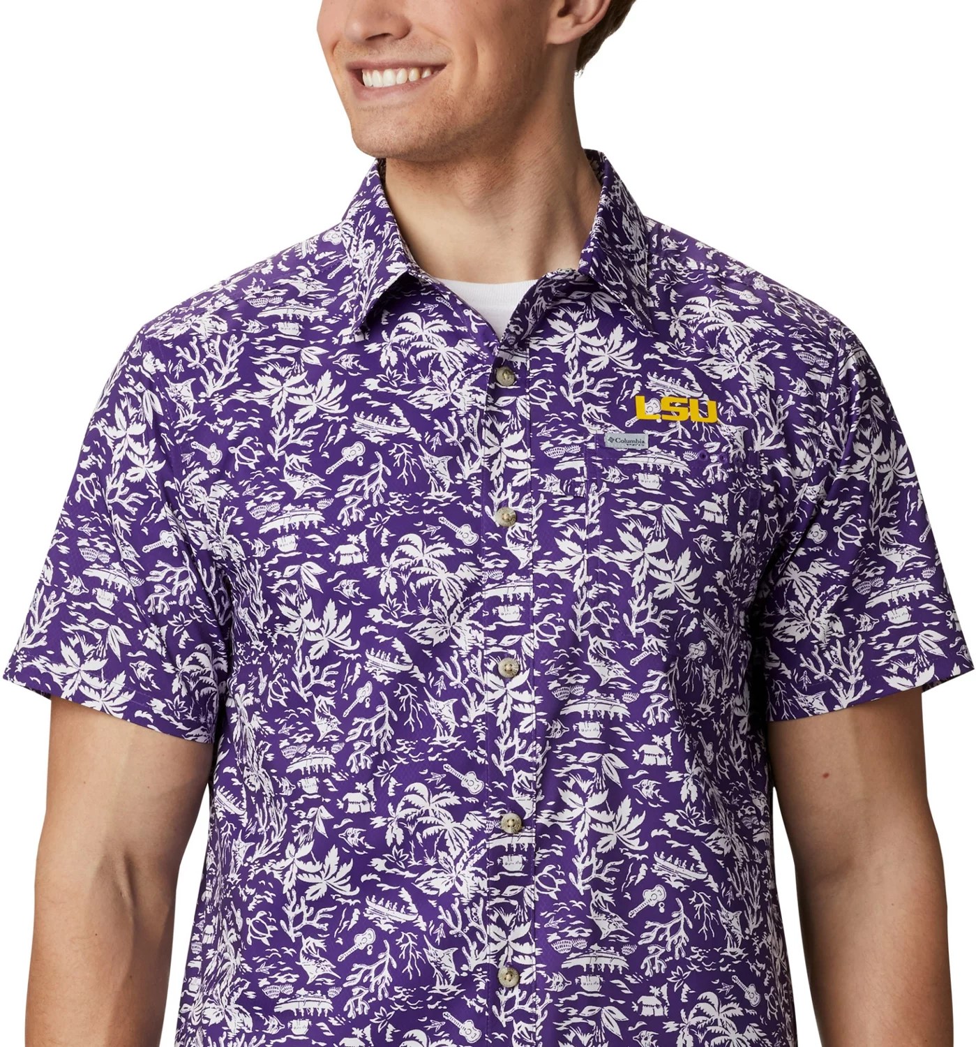 Columbia Sportswear Men's Louisiana State University Super Slack Tide