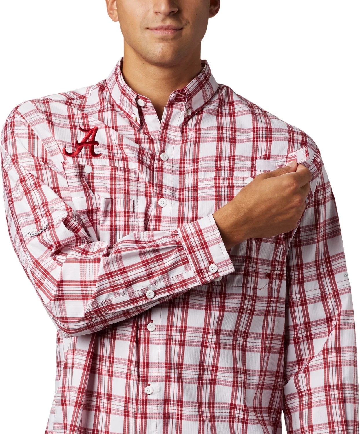 Columbia Sportswear Men's University of Alabama Super Tamiami Button