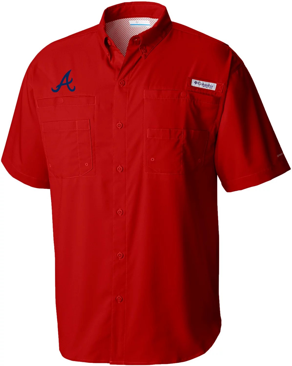 Columbia Sportswear Men's Atlanta Braves Tamiami Shirt Academy