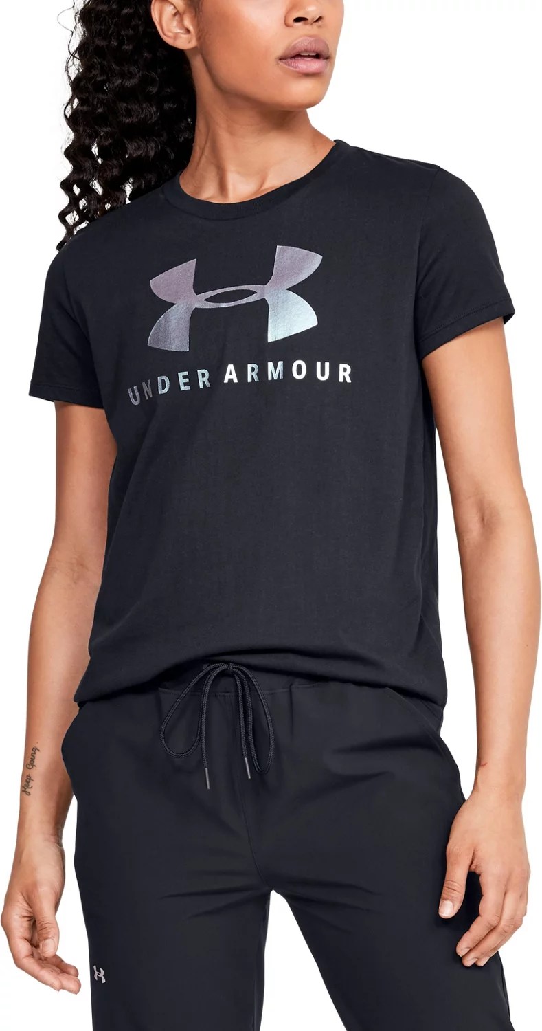 Under Armour Women's Sportstyle Classic Crew Graphic Tshirt Academy