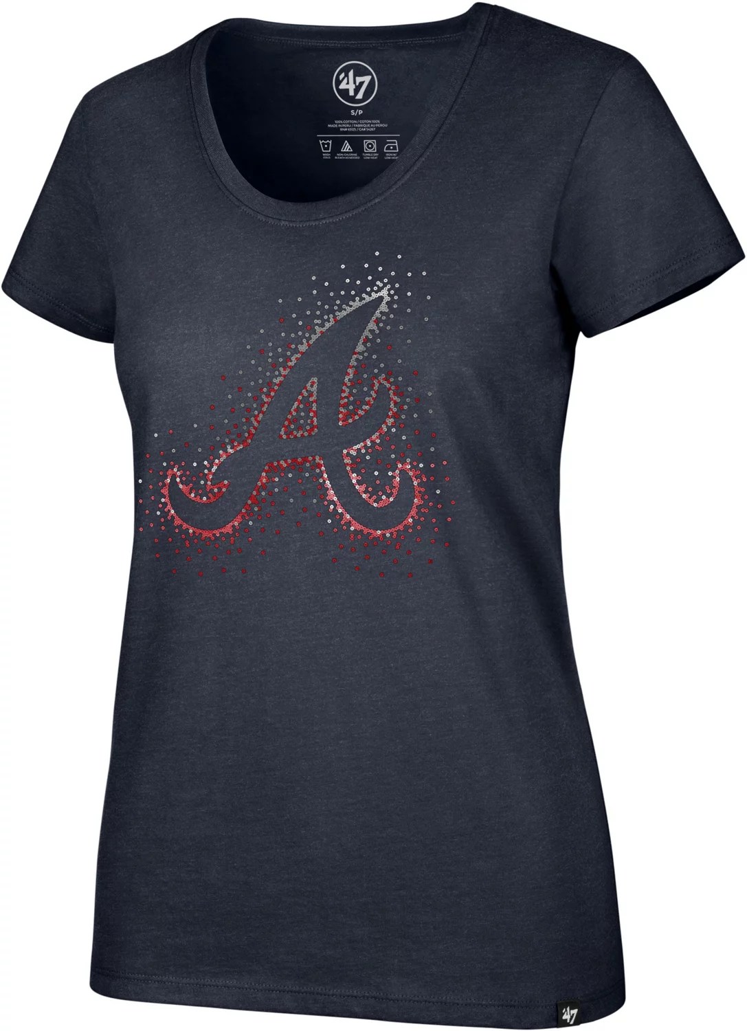 '47 Atlanta Braves Women's Glam Club Tshirt Academy