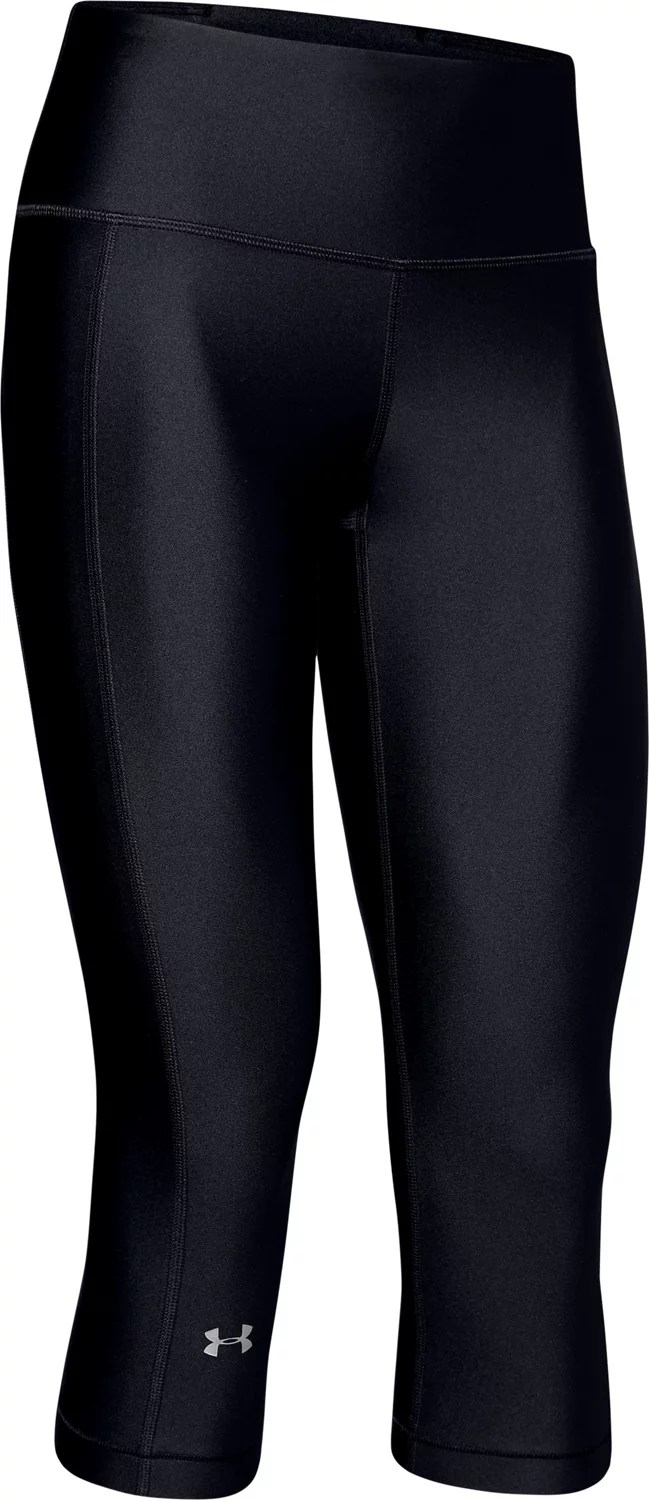 Under Armour Women's HeatGear Armour HiRise Capri Pants Academy