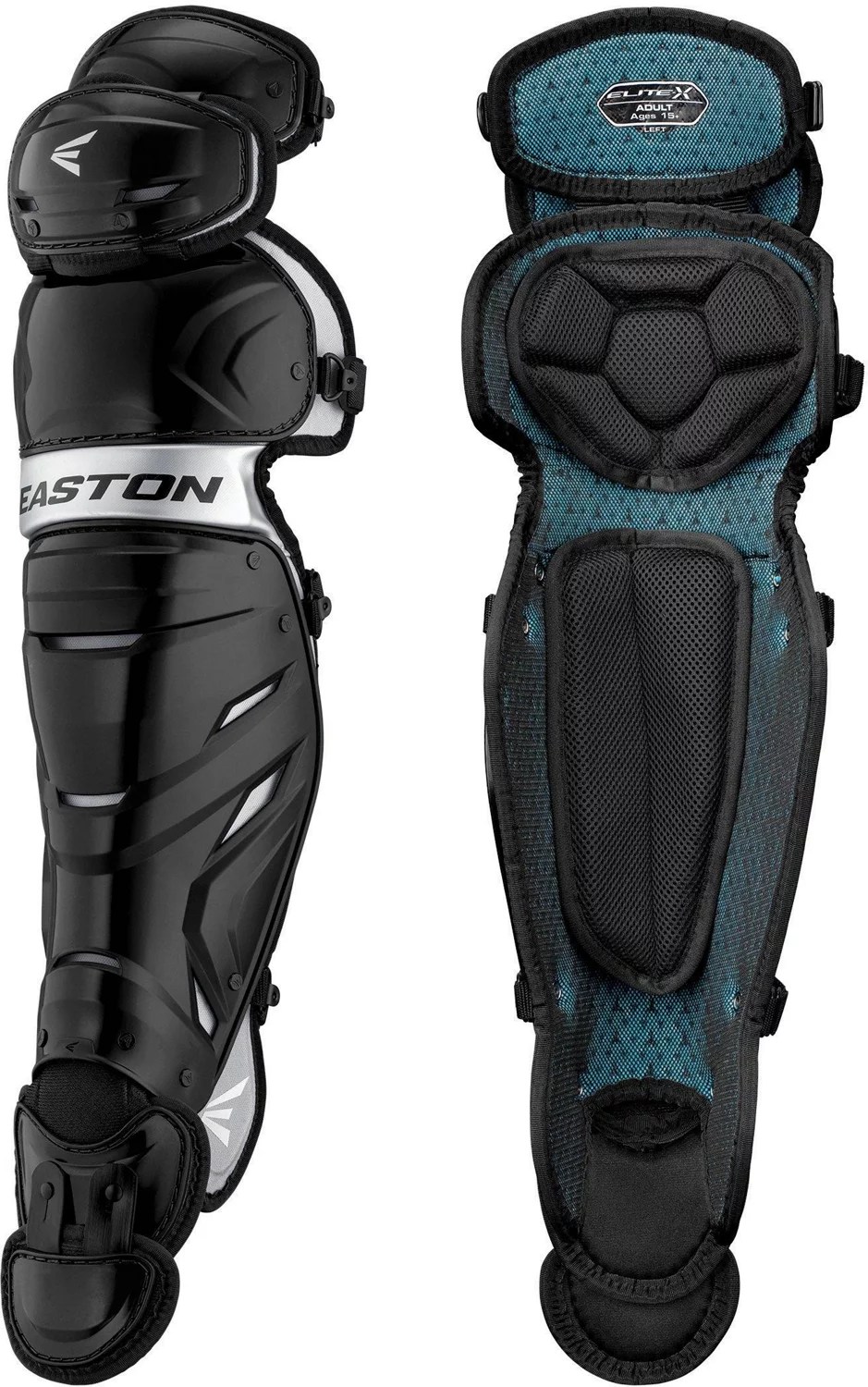 EASTON Adults' Elite X Catcher's Leg Guards Academy