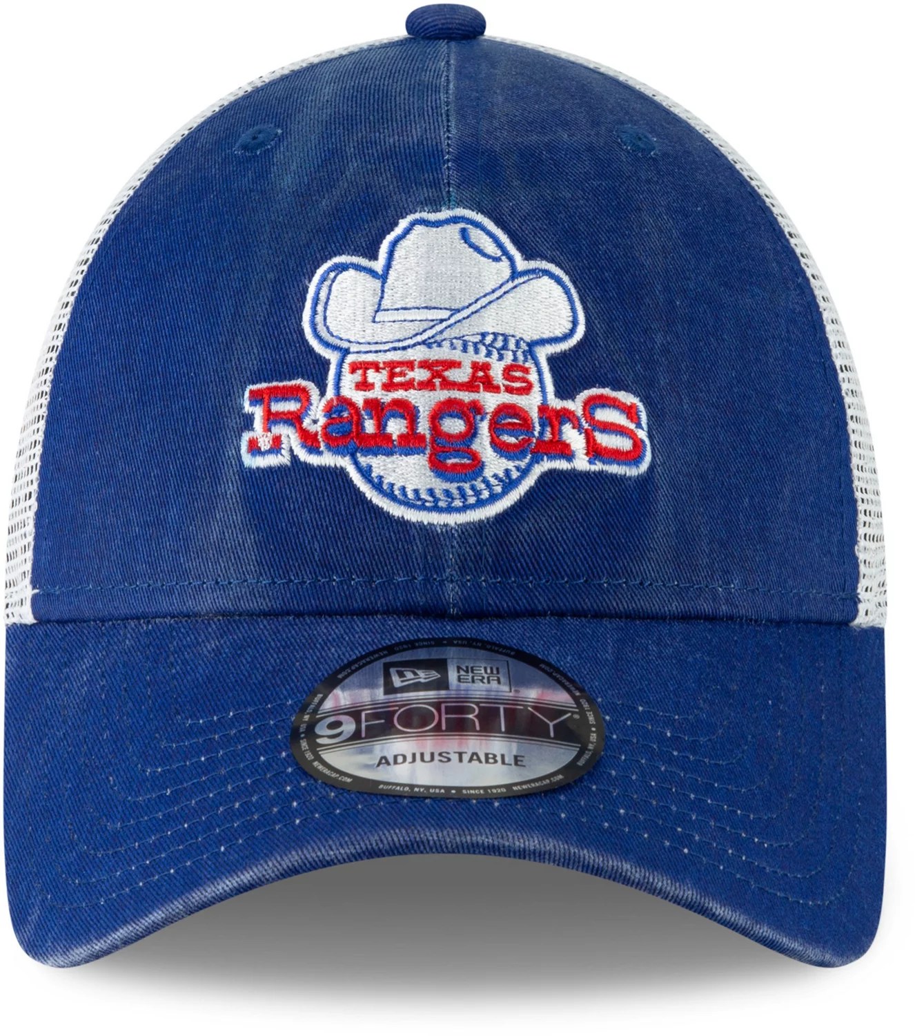 New Era Men's Texas Rangers Cooperstown Trucker 9FORTY Cap Academy