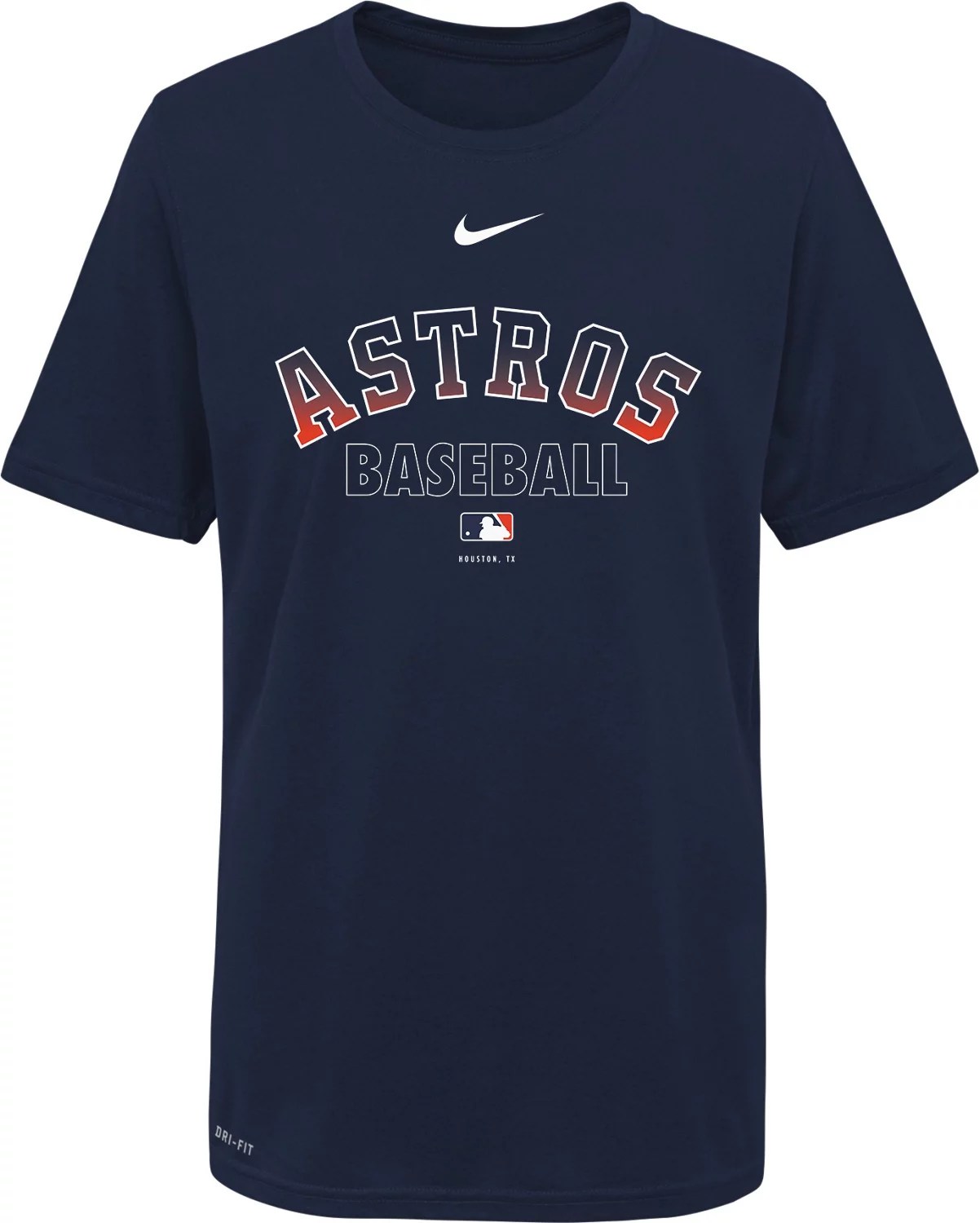 Nike Boys' Houston Astros Legend Practice Tshirt Academy