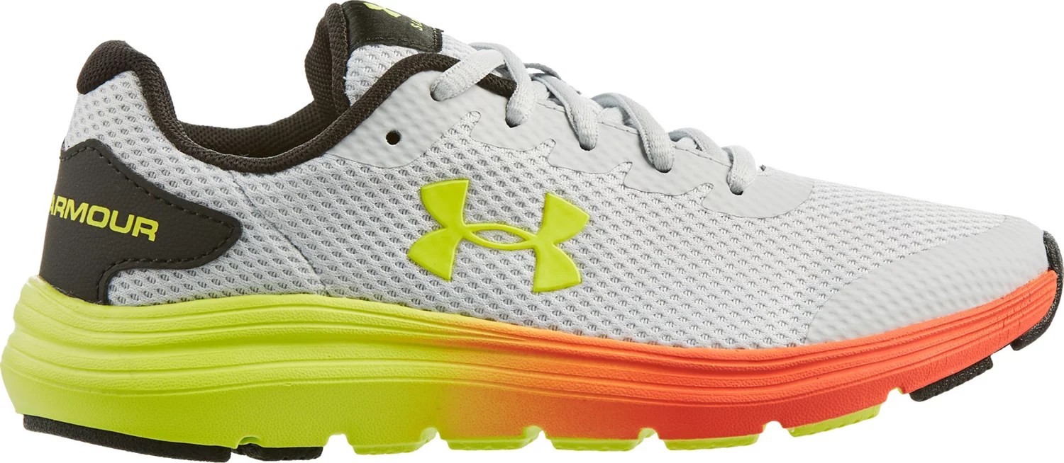 Under Armour Boys' BGS Surge 2 Fade Running Shoes Academy