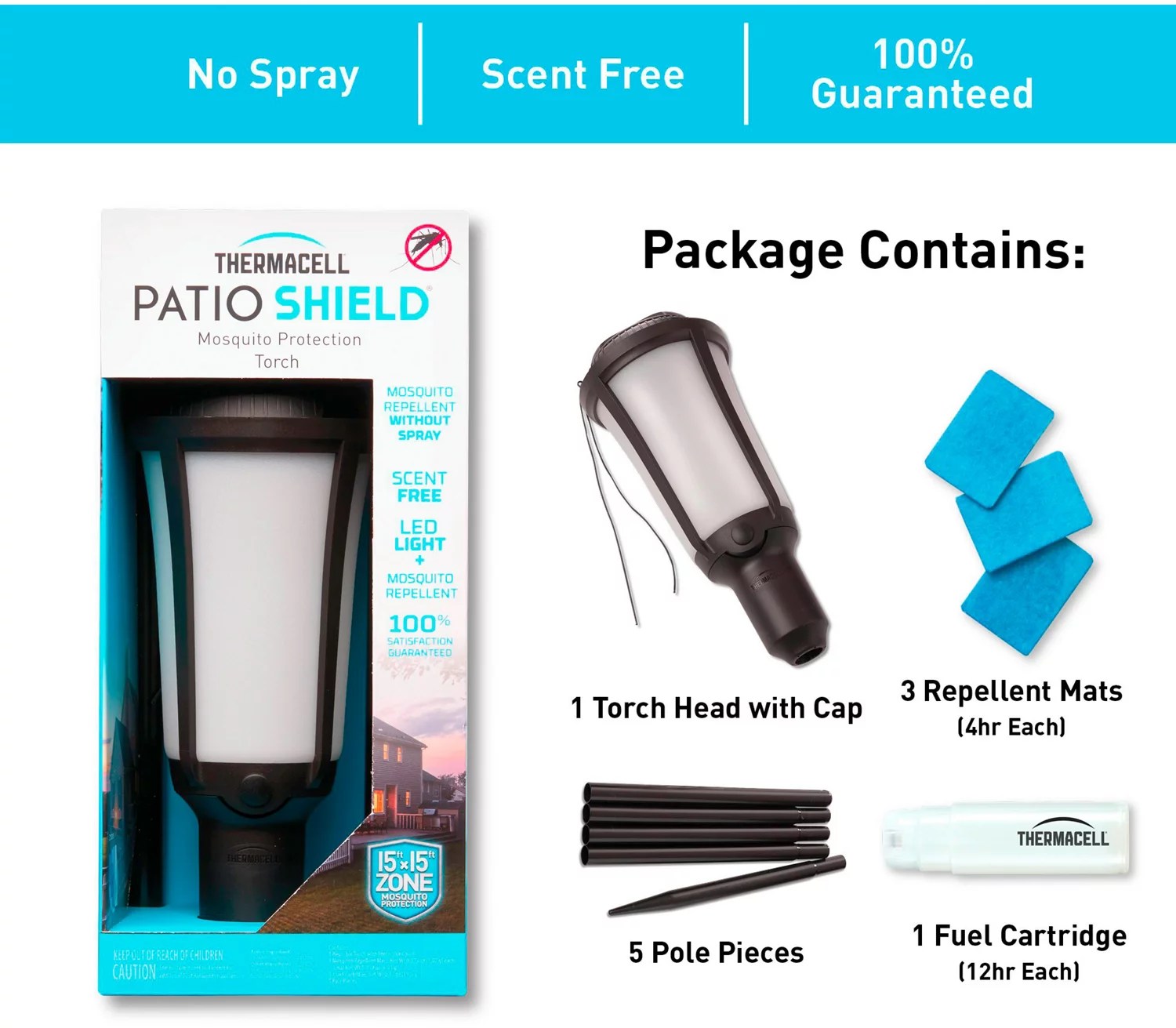 ThermaCELL Mosquito Repellent Patio Shield Torch | Academy
