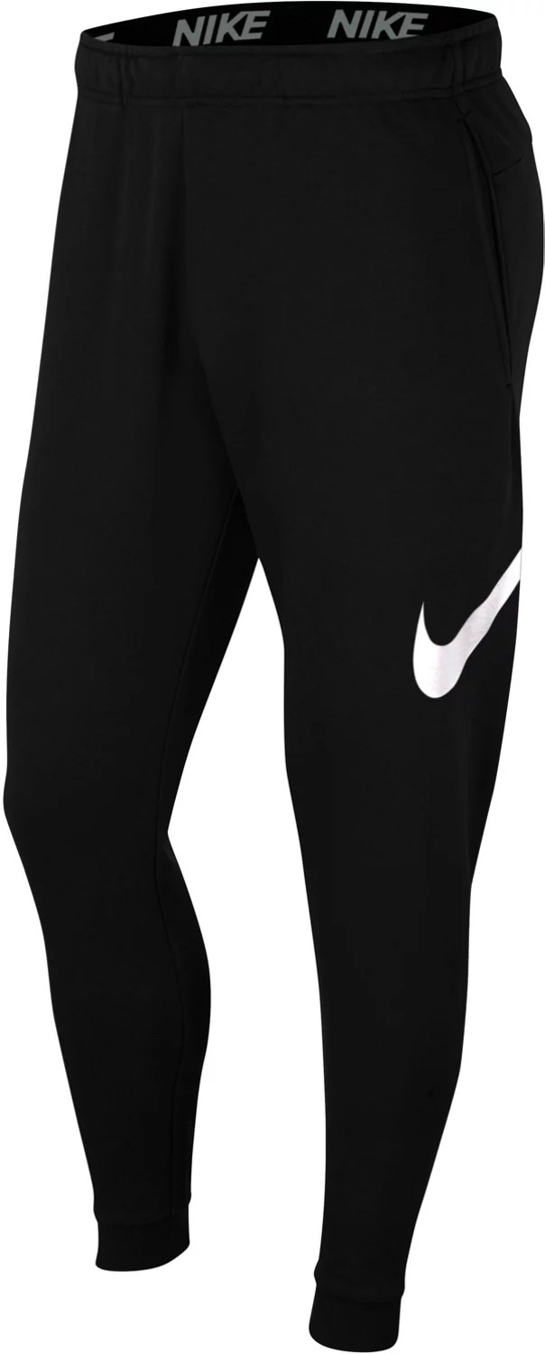 Nike Men's DriFIT Swoosh Tapered Training Pants Academy
