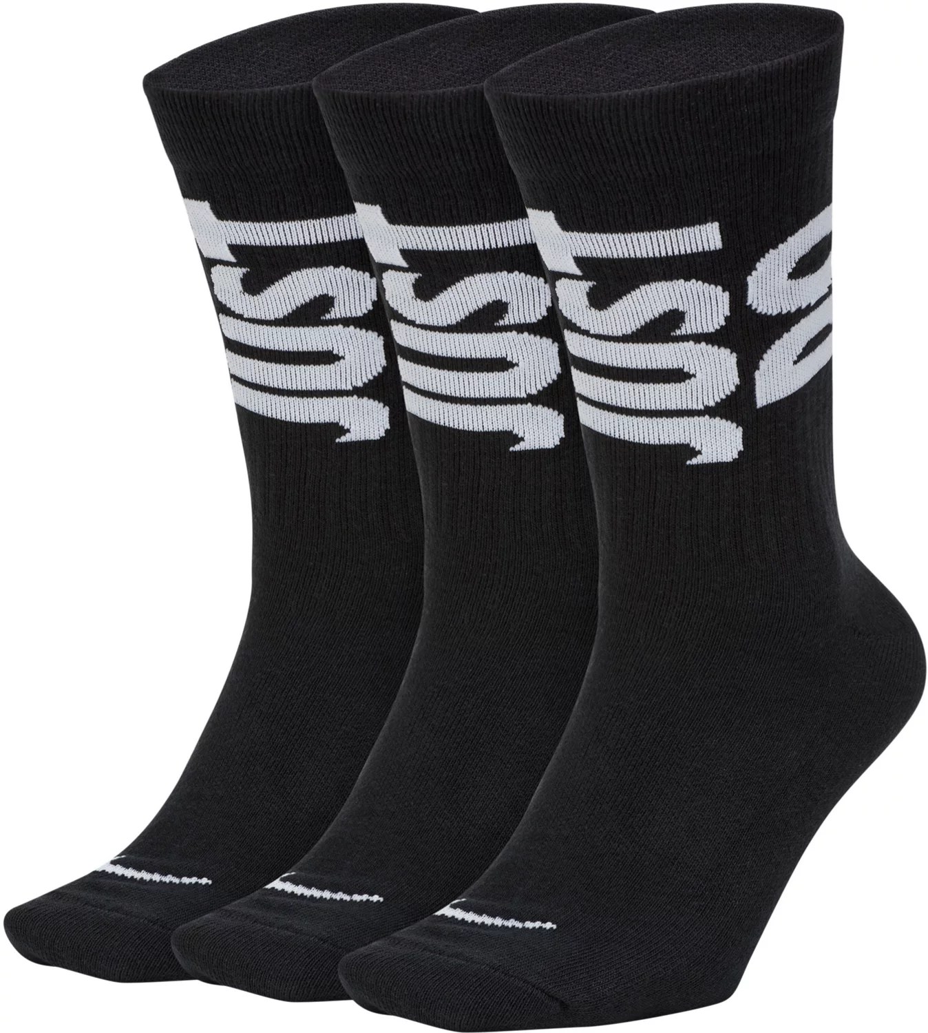 Nike Just Do It Everyday Essentials Crew Socks 3 Pack Academy