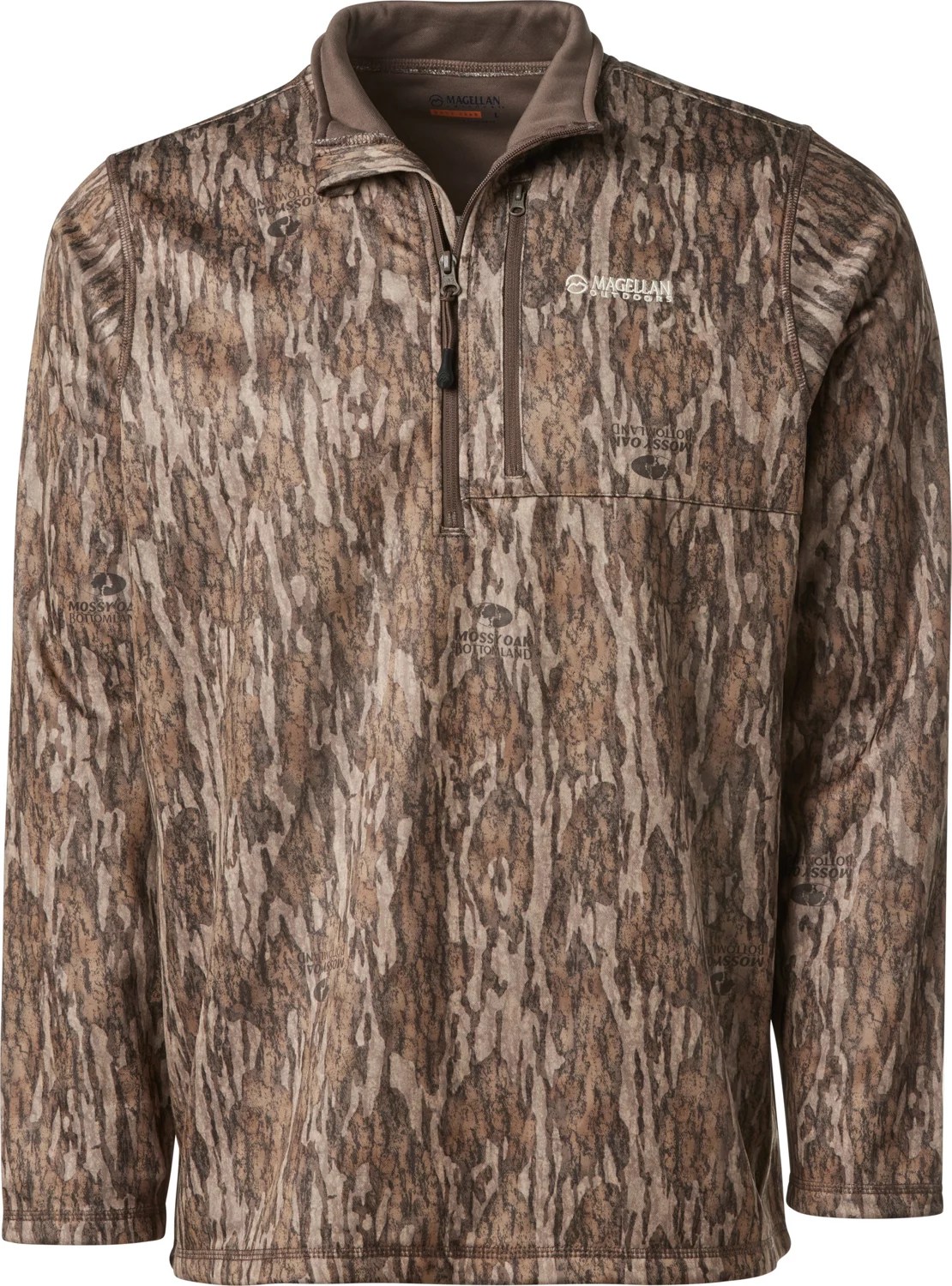 Magellan Outdoors Men's Eagle Bluff 1/4Zip Pullover Sweatshirt Academy