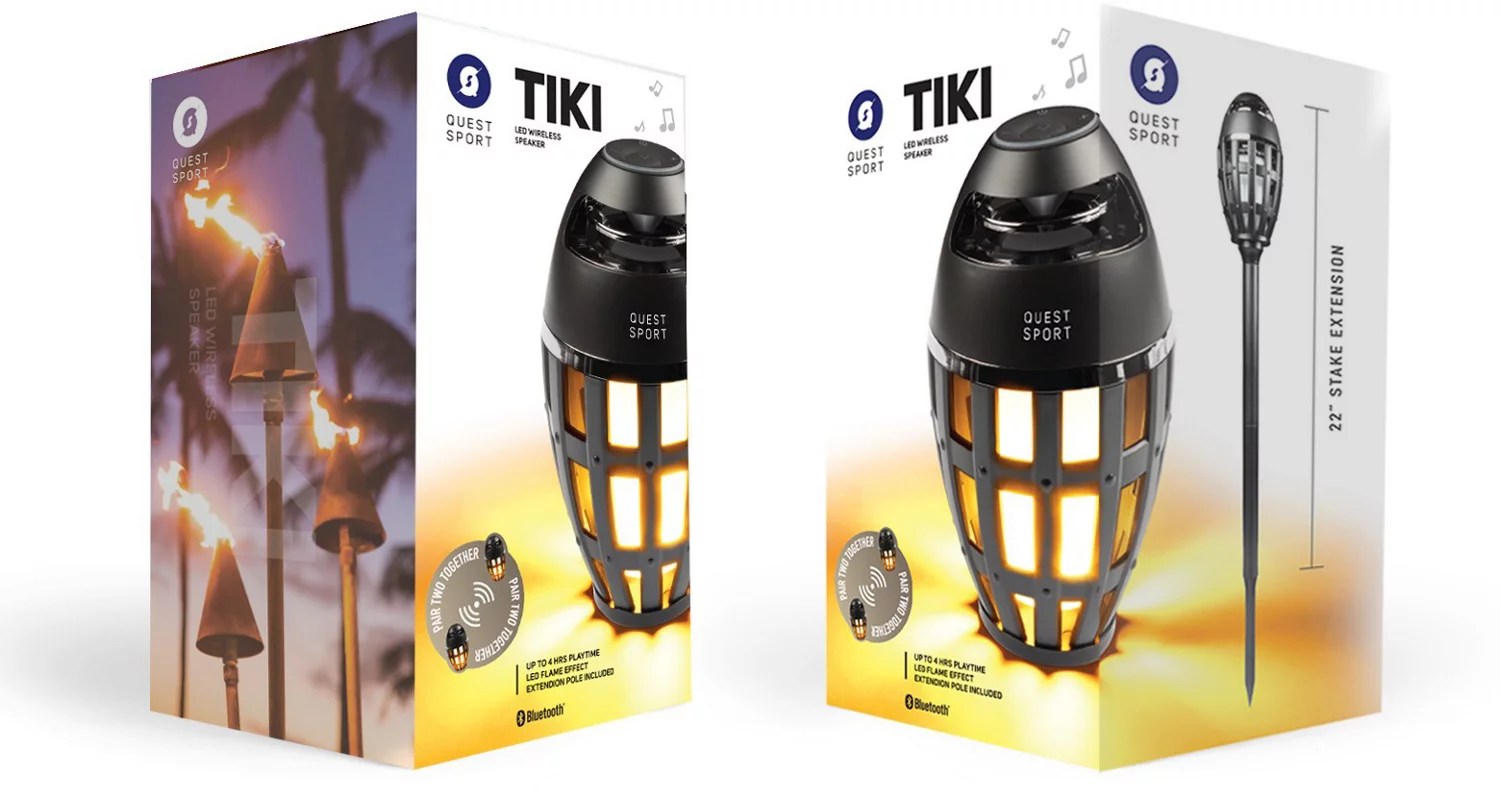 Quest Sport Tiki LED Speaker Academy
