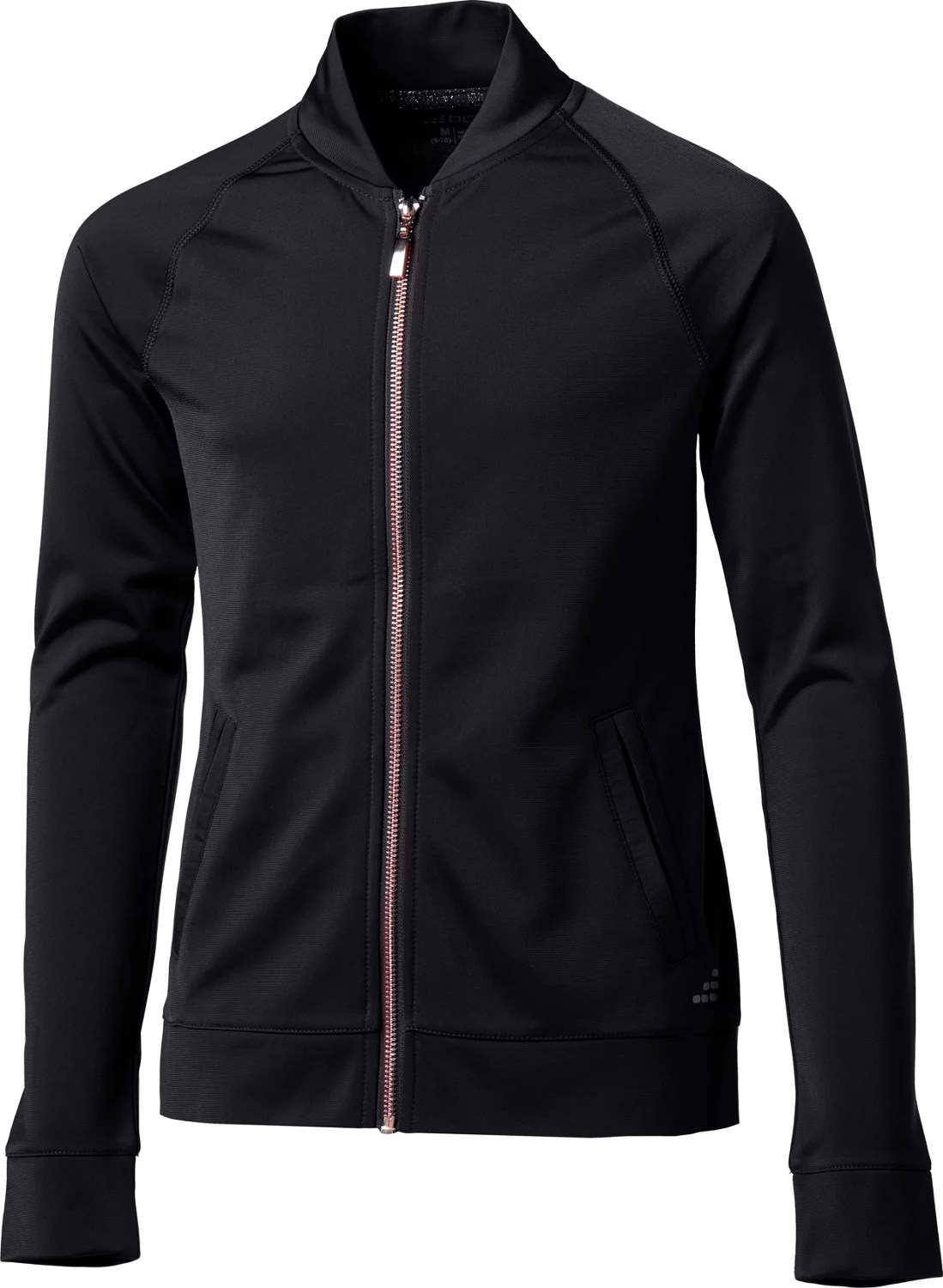 BCG Girls' Foil Full Zip Jacket Academy