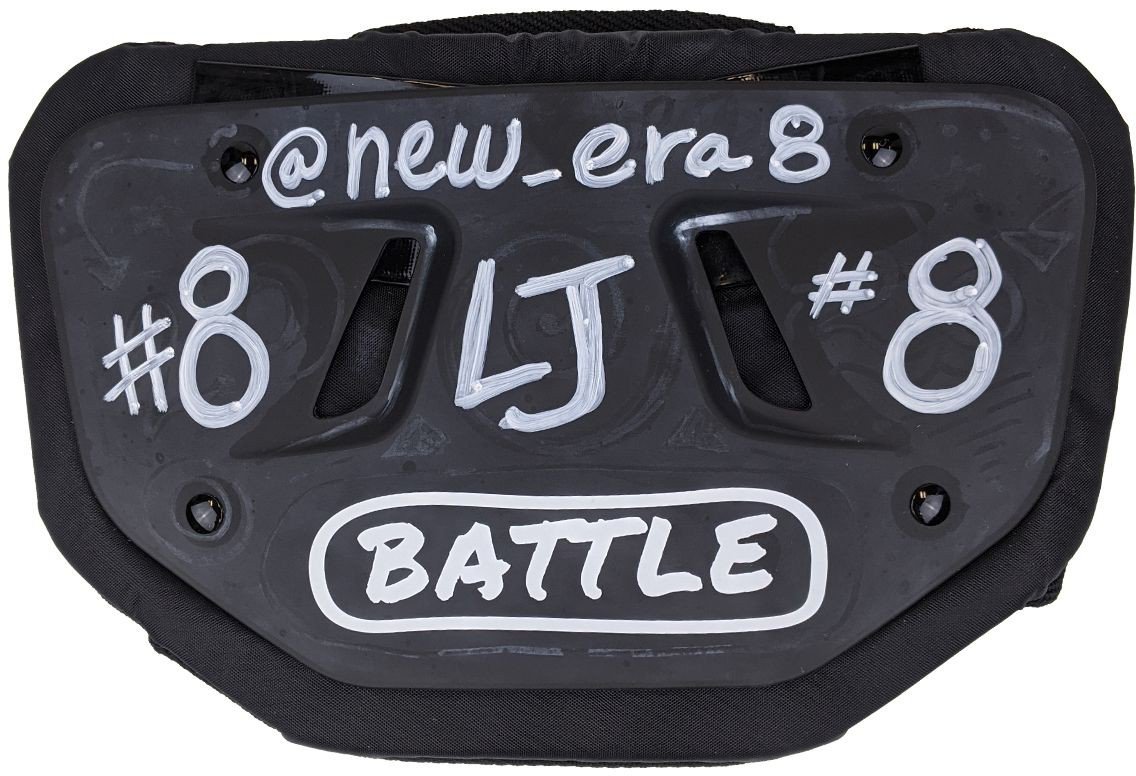 Battle Kids' Blackboard Chrome Football Back Plate Academy
