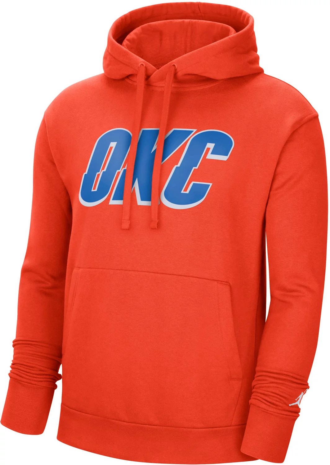 Nike Men's Oklahoma City Thunder Essential Statement Fleece Pullover