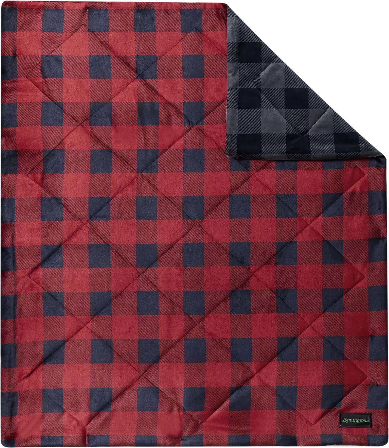 Remington 50x60 Red Buffalo Supreme Velvet Throw Academy