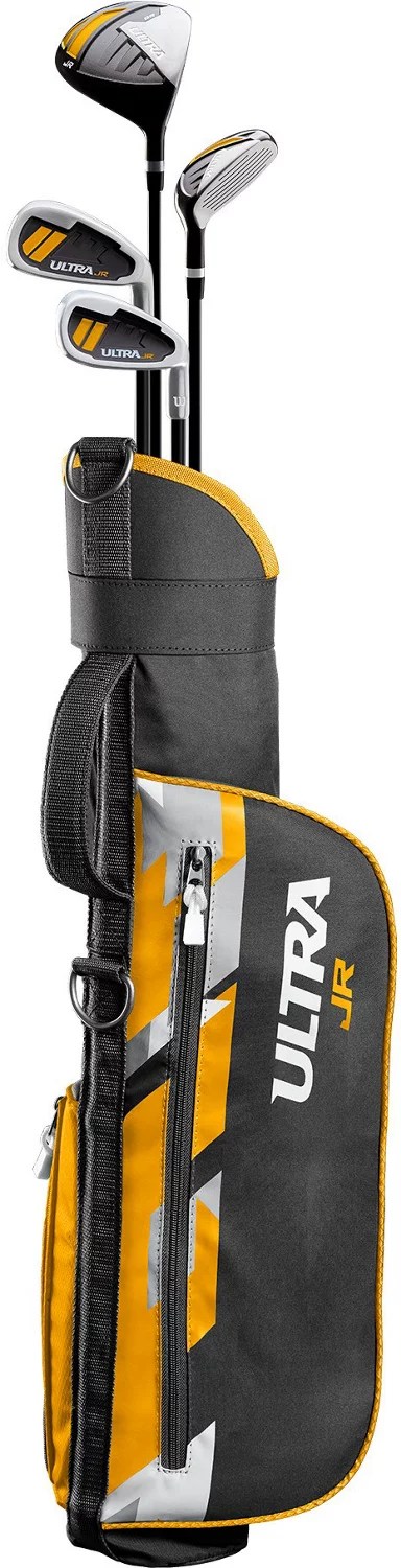Wilson Juniors’ Ultra BLK Medium Golf Club and Bag Set Academy
