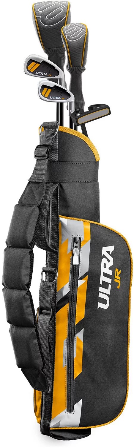 Wilson Juniors’ Ultra BLK Medium Golf Club and Bag Set Academy