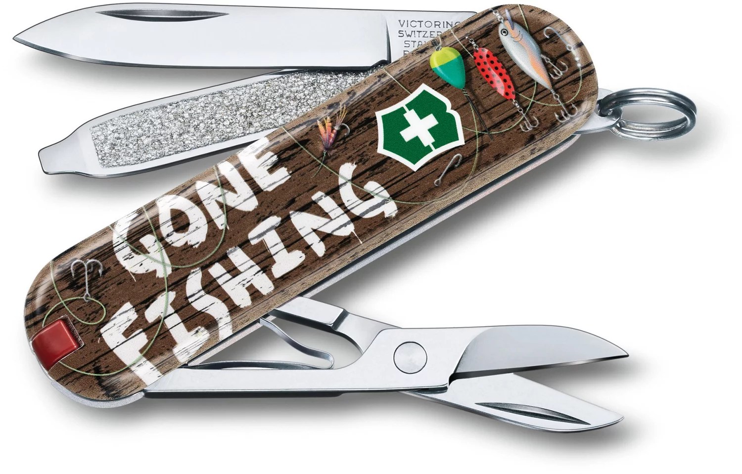 Victorinox Classic SD Gone Fishing Folding Pocket MultiTool Academy