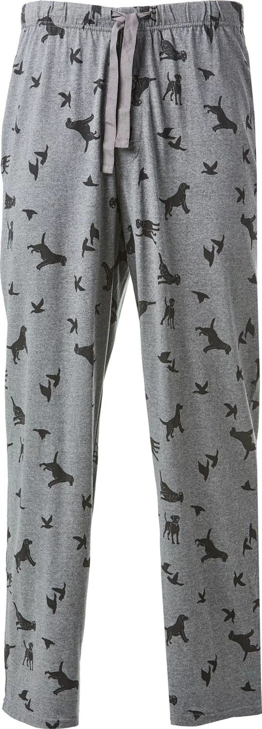 Buckhorn River Men's Gray Dog Lounge Pants Academy