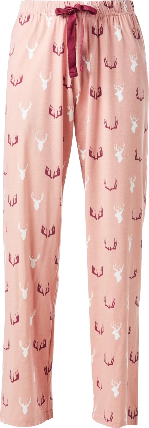 Buckhorn River Women's Deerhead Lounge Pants Academy