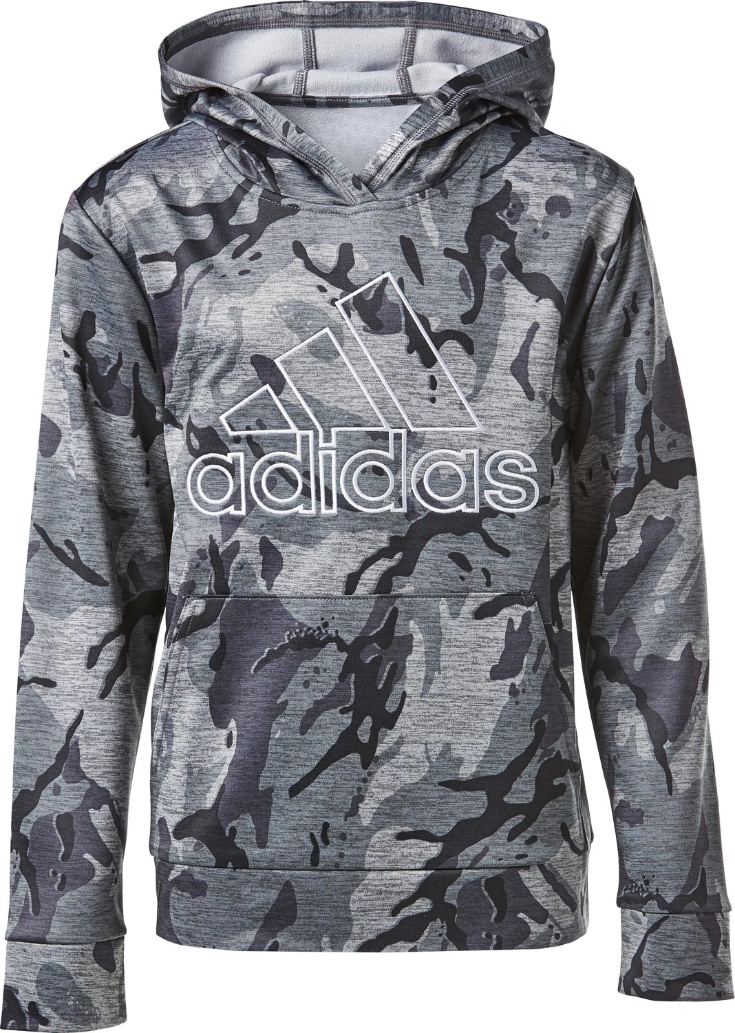 adidas Boys’ Camo Pullover Hoodie Academy