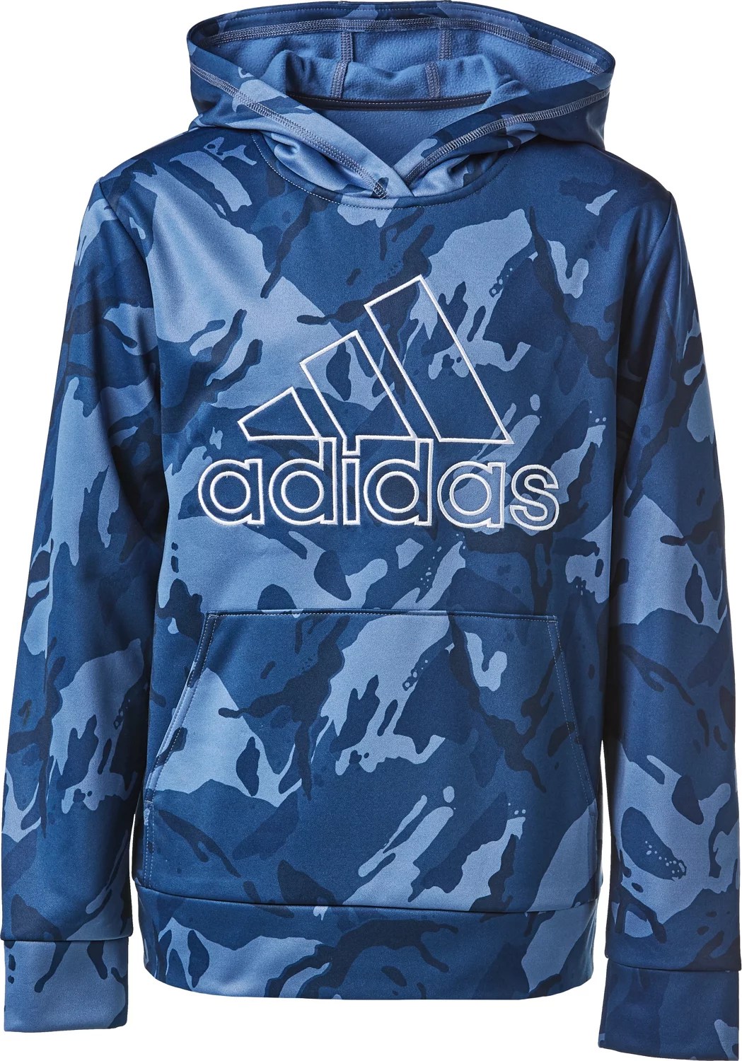 adidas Boys’ Camo Pullover Hoodie Academy