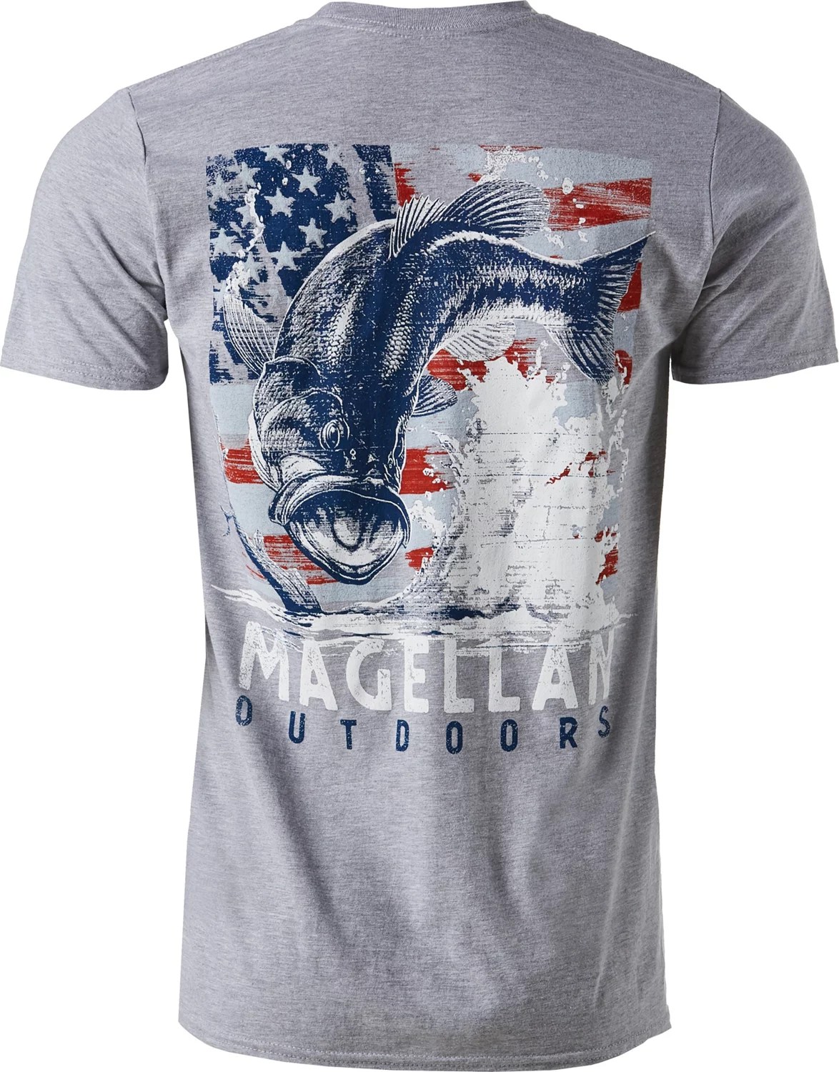 Magellan Outdoors Men's Patriot Bass Graphic Tshirt Academy