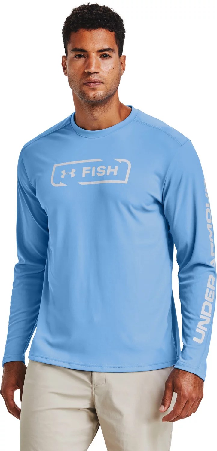 Under Armour Men’s IsoChill Shore Break Long Sleeve Crew Tshirt Academy