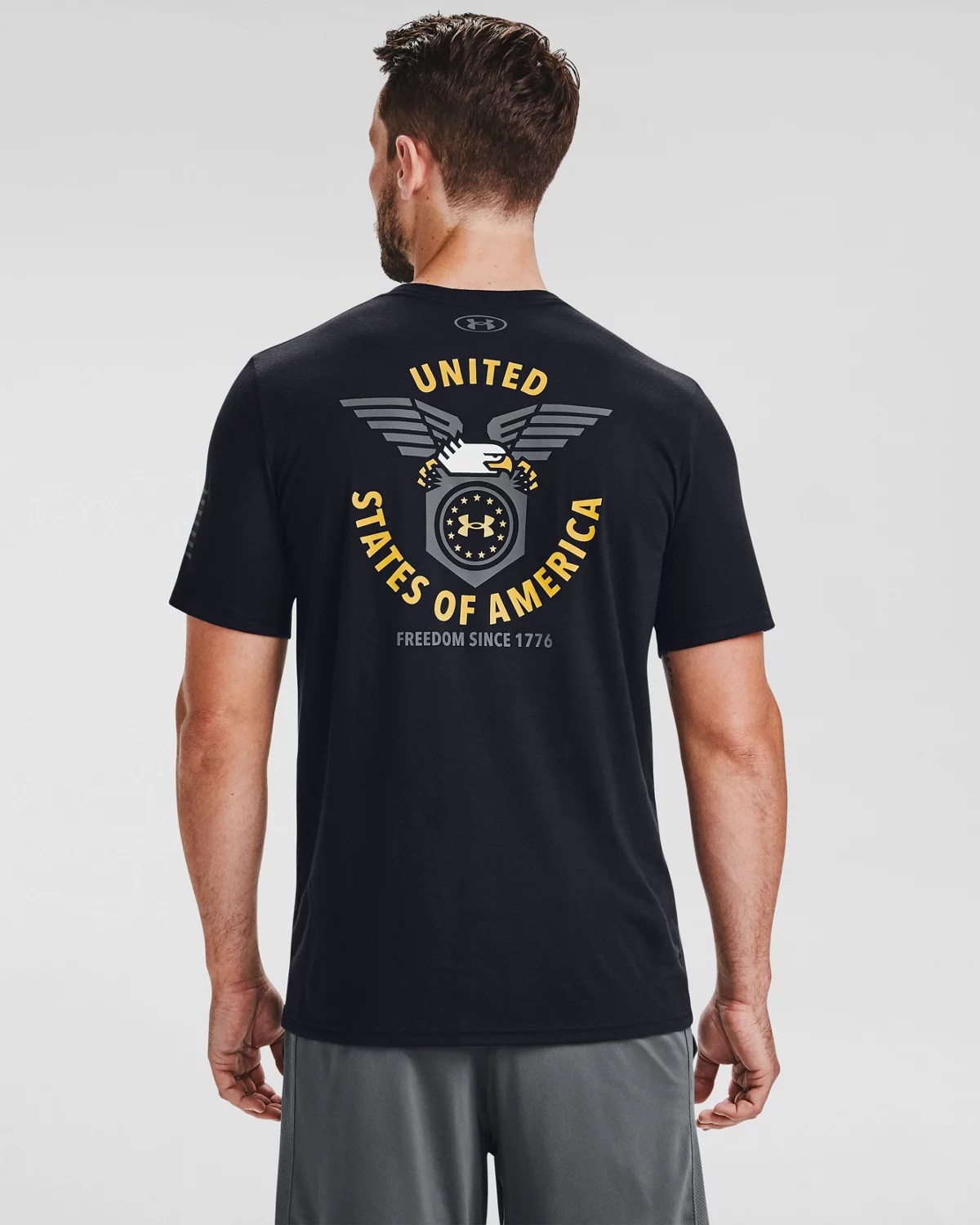Under Armour Men's Freedom Eagle Tshirt Academy