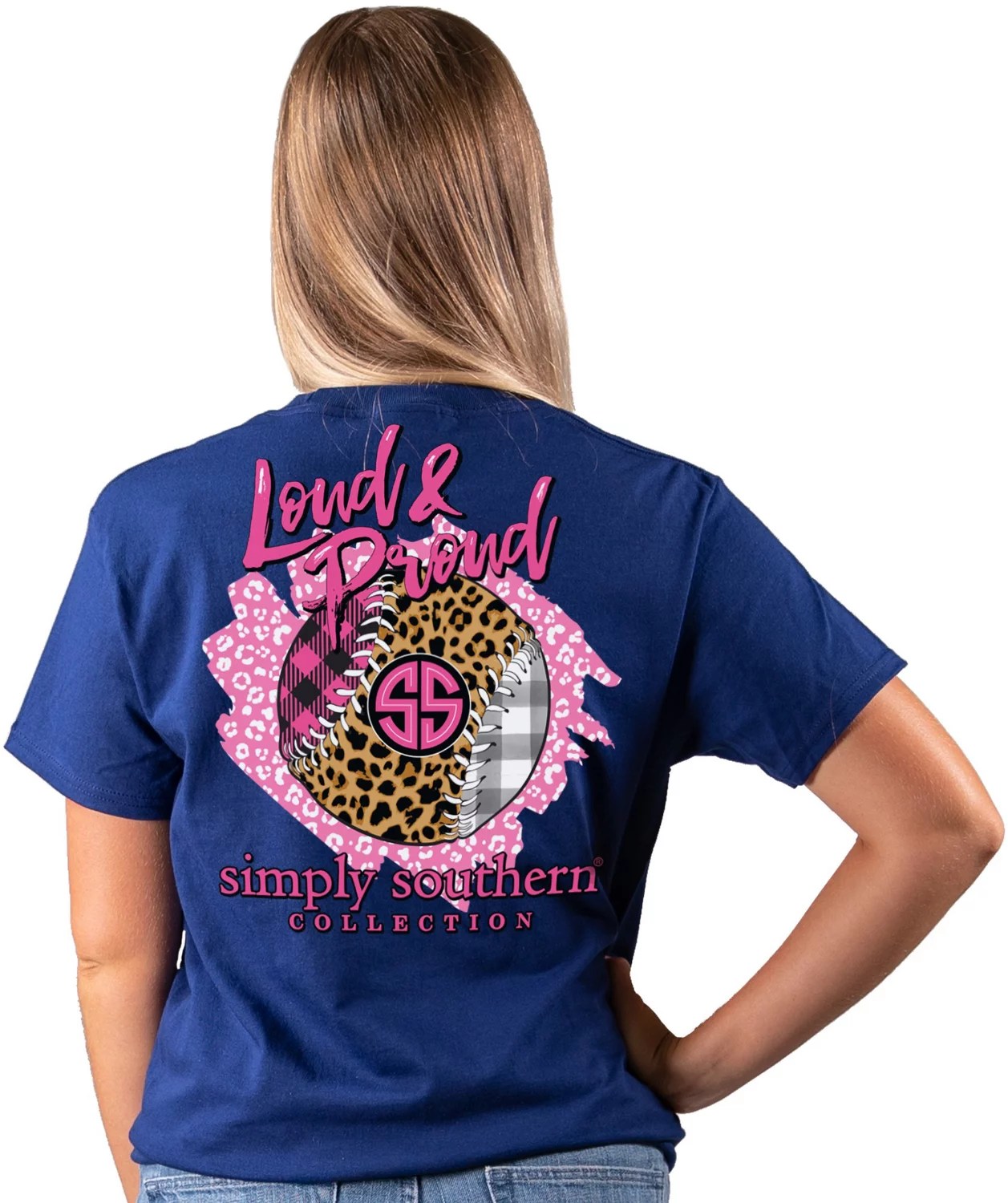 Simply Southern Women's Softball Proud Short Sleeve Tshirt Academy
