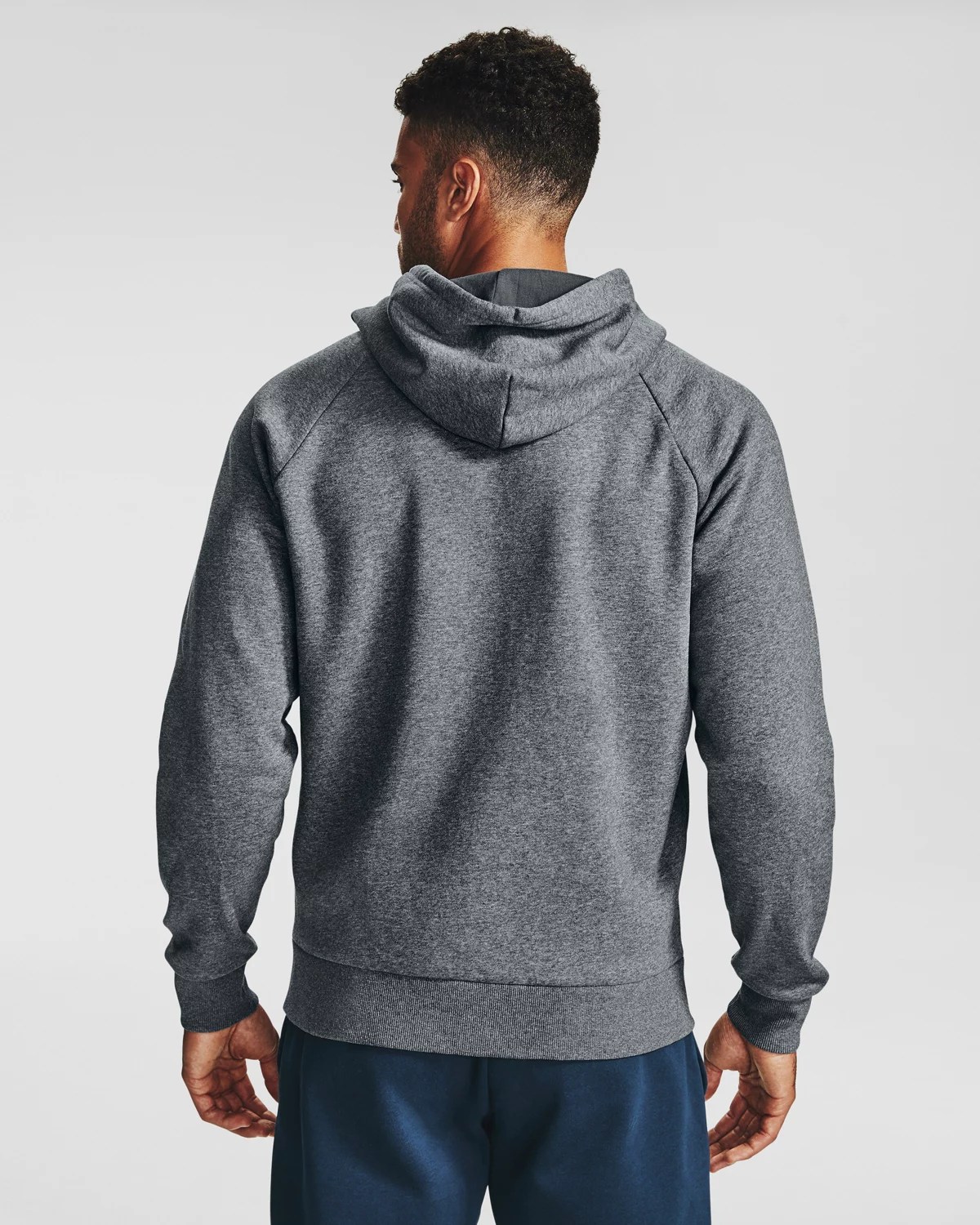 Under Armour Men's Rival Fleece Full Zip Hoodie Academy