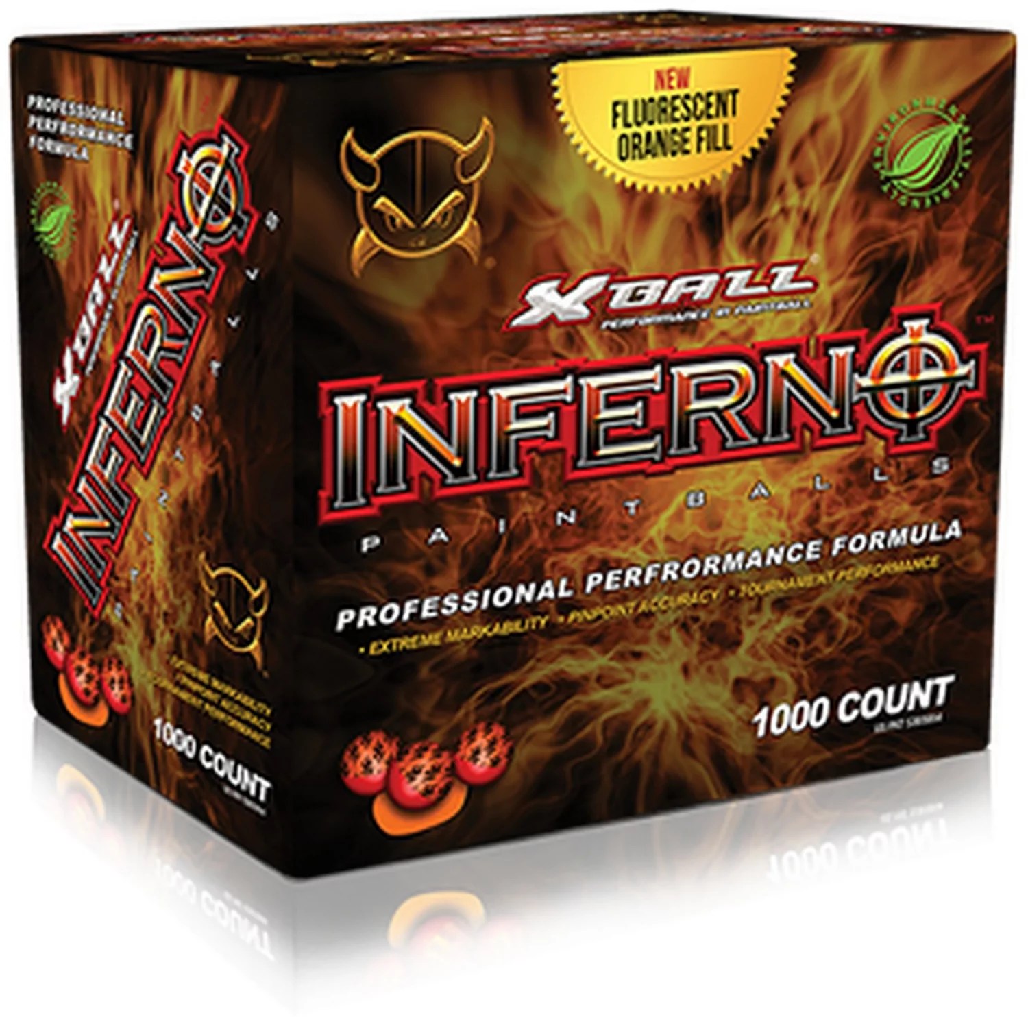 XBall Inferno Paintballs 1,000Pack Academy