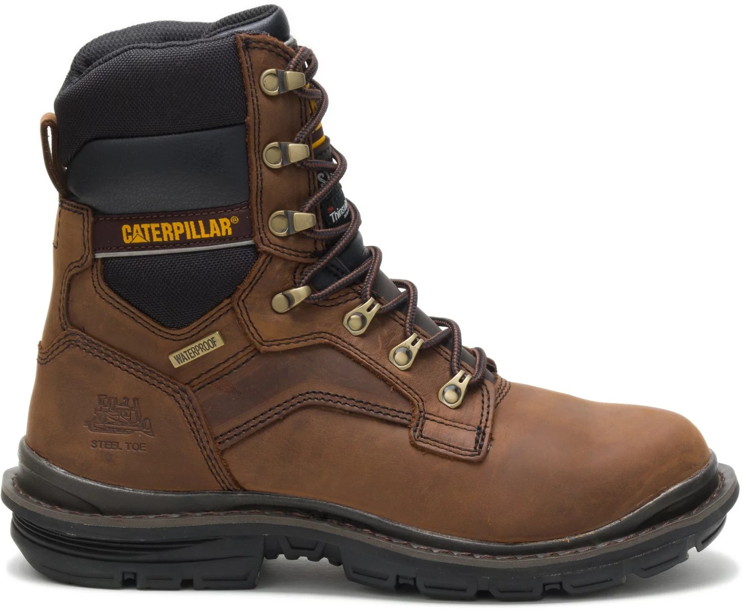 Caterpillar Men's Flexion Generator 8 in Waterproof Thinsulate™ Steel