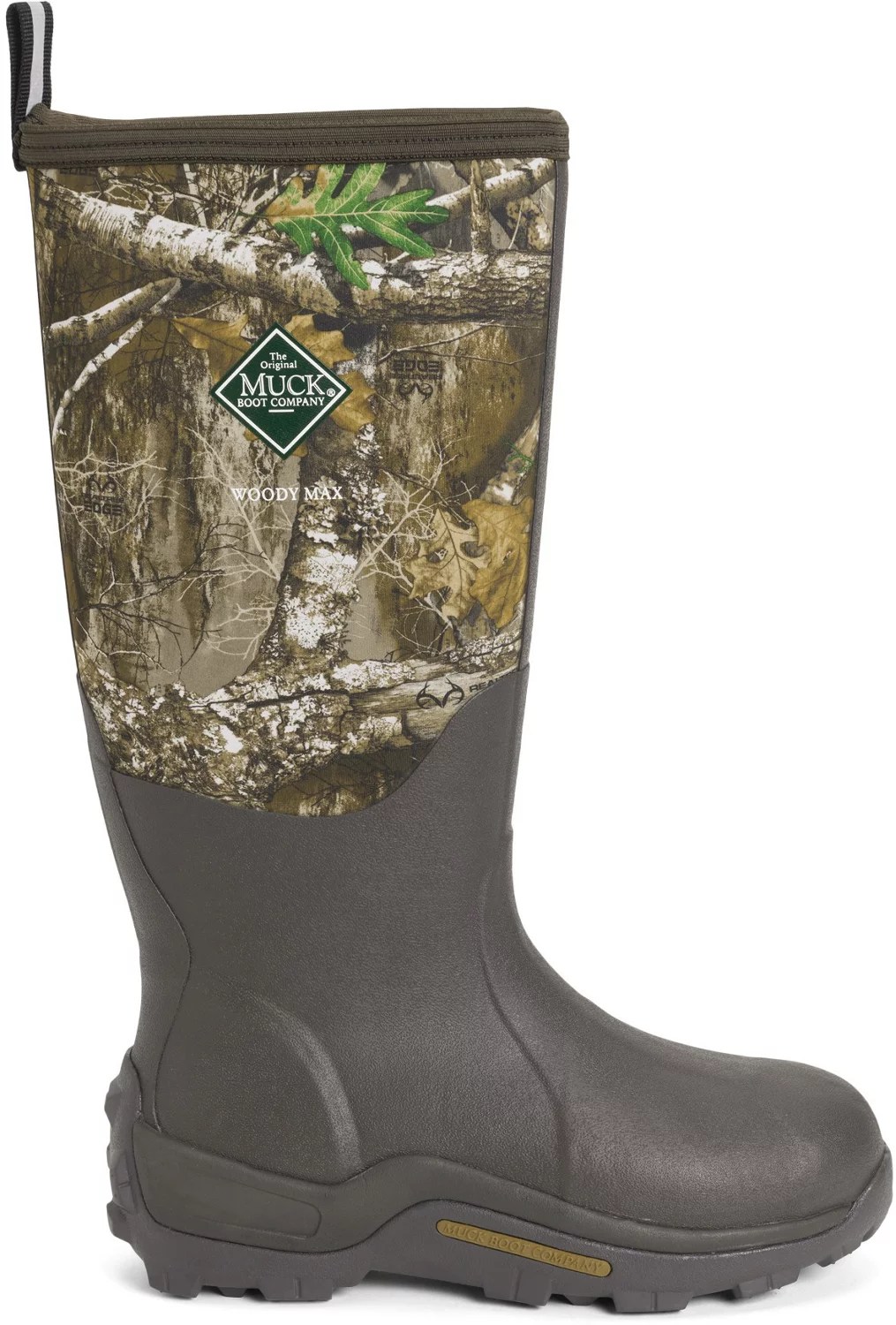 Muck Boot Men's Woody Max Country Realtree Edge Waterproof Camo Boots