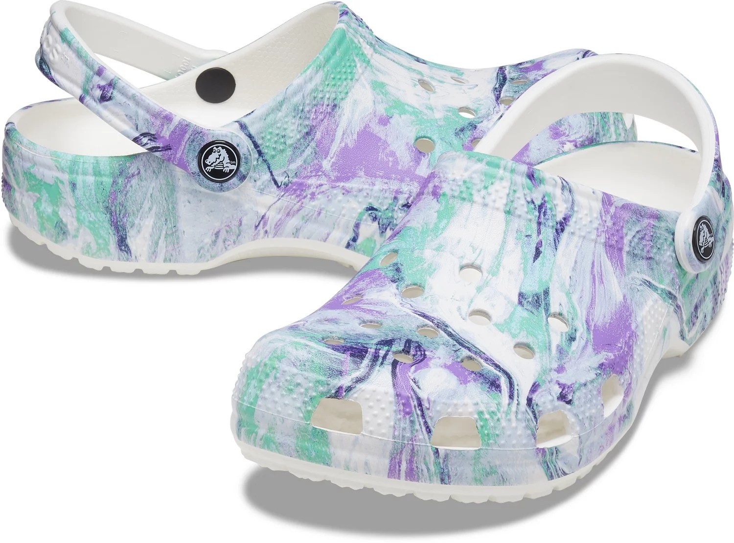 Crocs Adults' Classic Out of this World Marble Clogs Academy