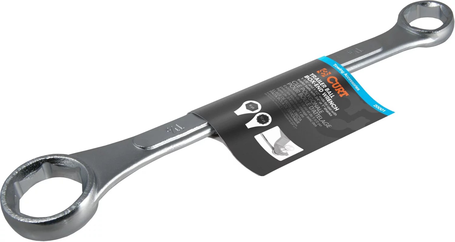 CURT Trailer Ball BoxEnd Wrench Academy