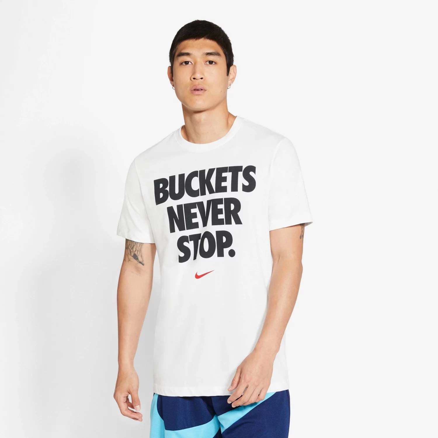 Nike Men's DriFIT Buckets Basketball Short Sleeve Tshirt Academy