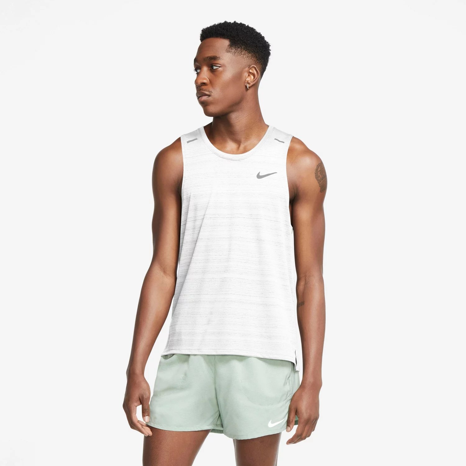 Nike Men's DriFIT Miler Running Tank Top Academy