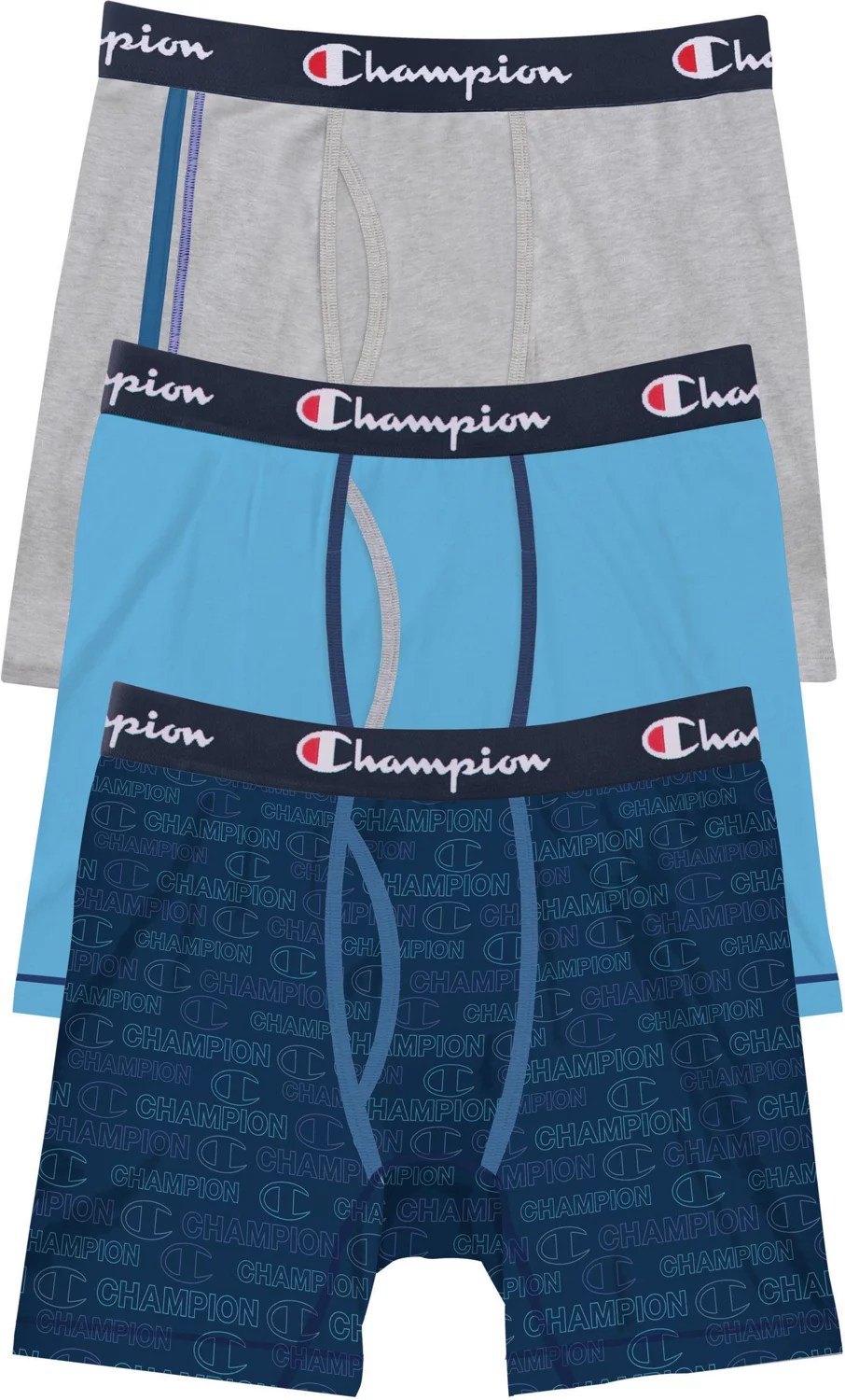 Champion Men's 95/5 Everyday Comfort Cotton Stretch Boxer Briefs 3Pack