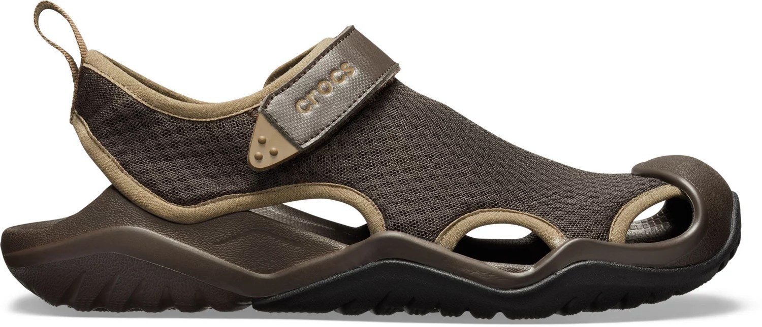 Crocs Men’s Swiftwater Mesh Deck Sandals Academy
