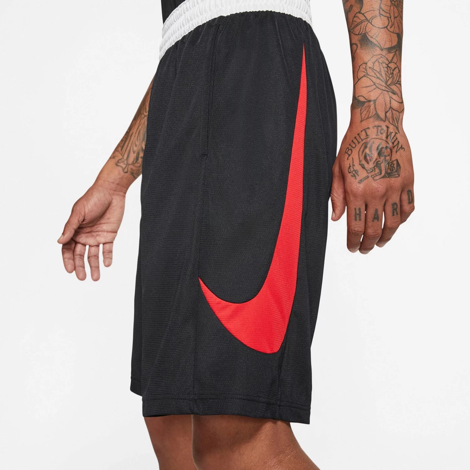 Nike HBR Men's Basketball Shorts CU4327011 Black/University Red