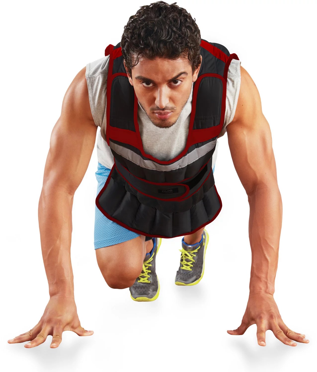 Pure Fitness Adjustable 40 lb. Weighted Vest Academy