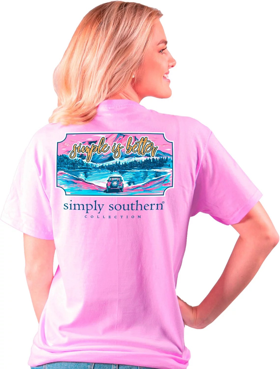 Simply Southern Women's Better Short Sleeve Tshirt Academy