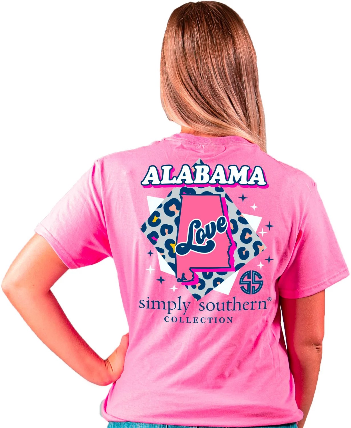 Simply Southern Women's Love State Alabama Tshirt Academy