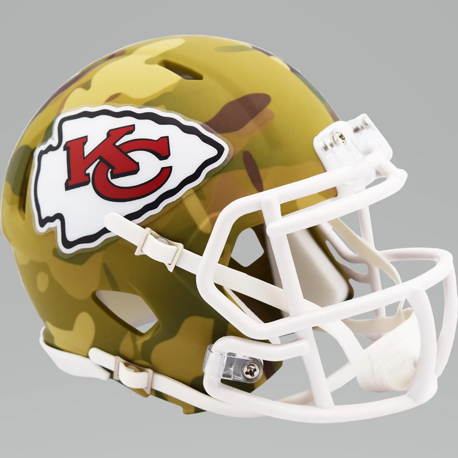 Riddell Kansas City Chiefs Eclipse Speed Camo Alternate Mini Helmet