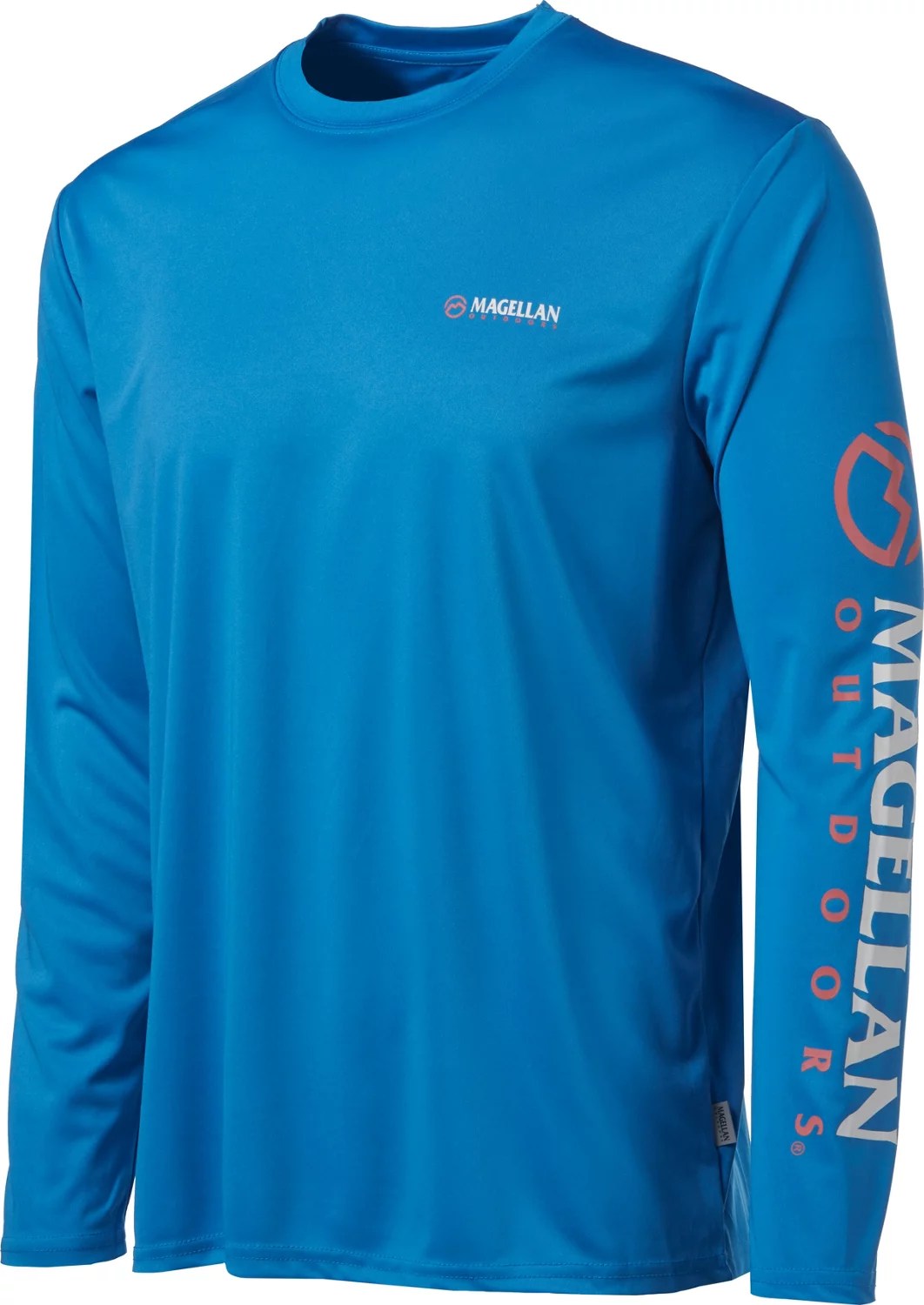 Magellan Men's Performance Casting Crew Long Sleeve Tshirt Academy