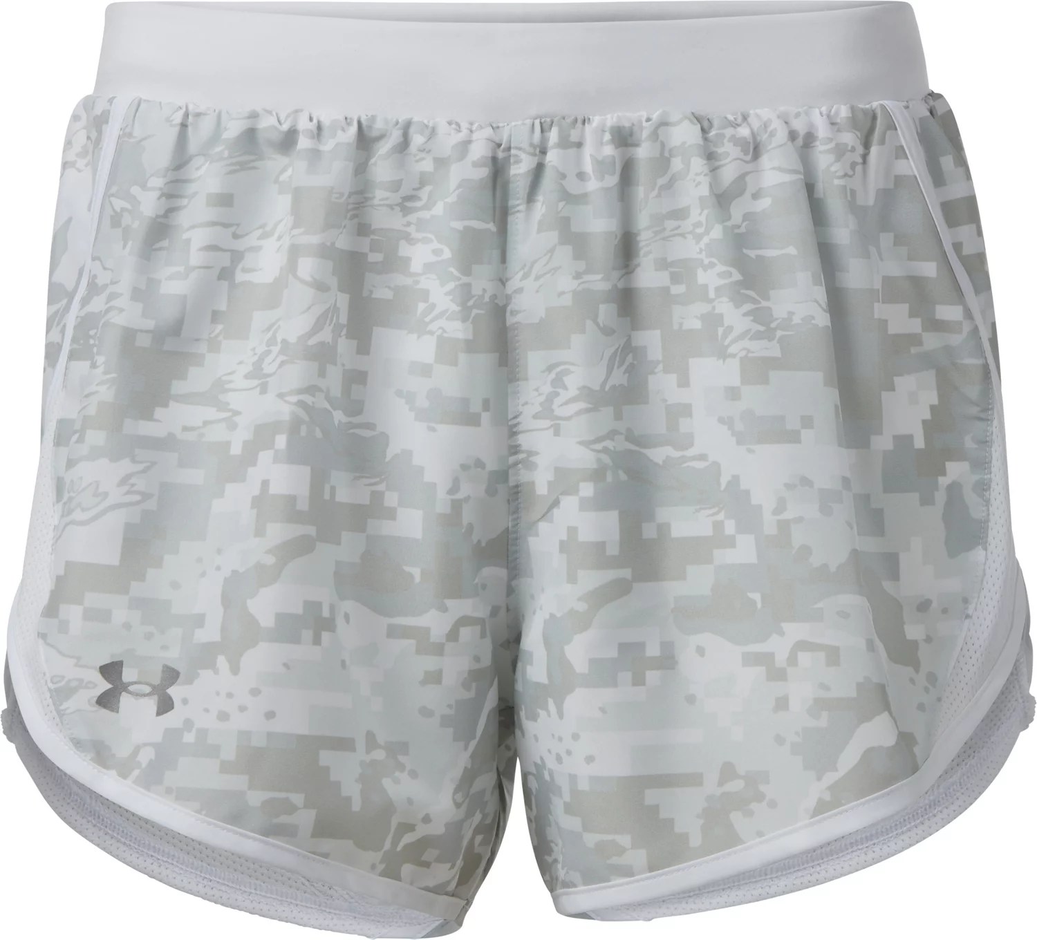 Under Armour Women's Fly By 2.0 Printed Running Shorts 3.5 in Academy